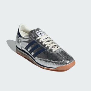 adidas Silver Crackle Metallic & Navy SL72